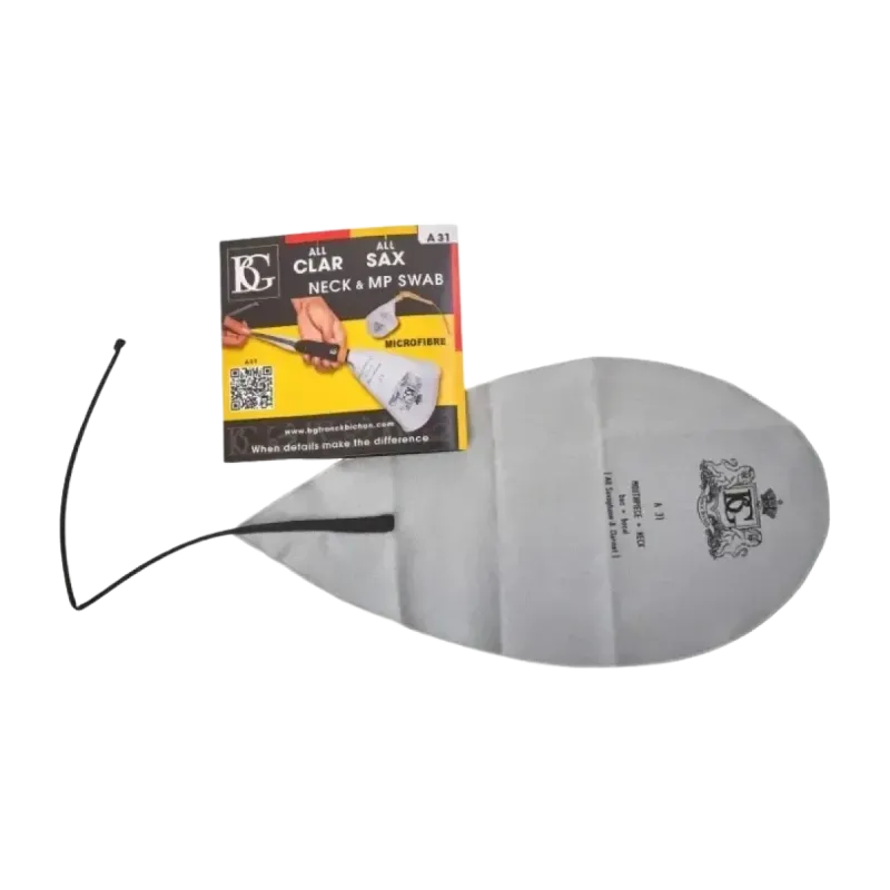 Pano de limpeza para boquilhas de saxofone BG A31 | Sanganxa Music Store