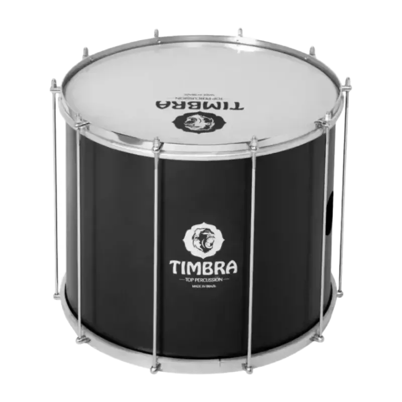 Surdo Timbra 18 "x40 cm Alumínio preto mate 10 div Ti15914