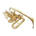 Trompete Piccolo Oberrauch Vivaldi Latão Bruto