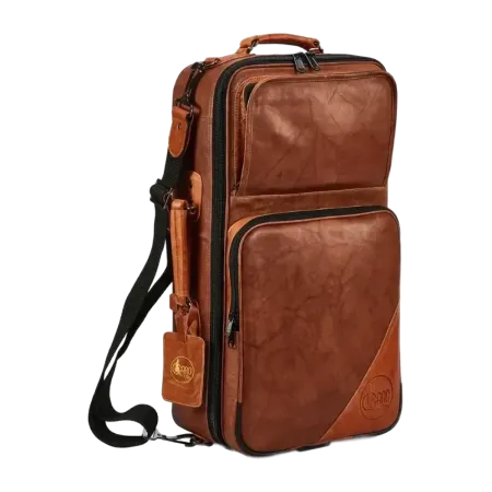 Funda Gard 5ECLN LT 3 Trompetas Piel Marrón Envejecido -sanganxa.com
