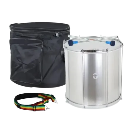 Pack Surdo Izzo 18 "x45cm Iz7996 8 Div Alumínio + Correia + Coldre + Tacos - Sanganxa.com