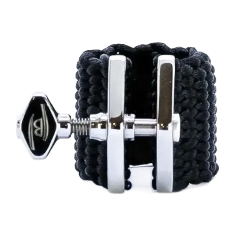 Saxofone Barítono Bambu Nova Tourmaline Preto Braçadeira Bambu Nova Tourmaline Preto