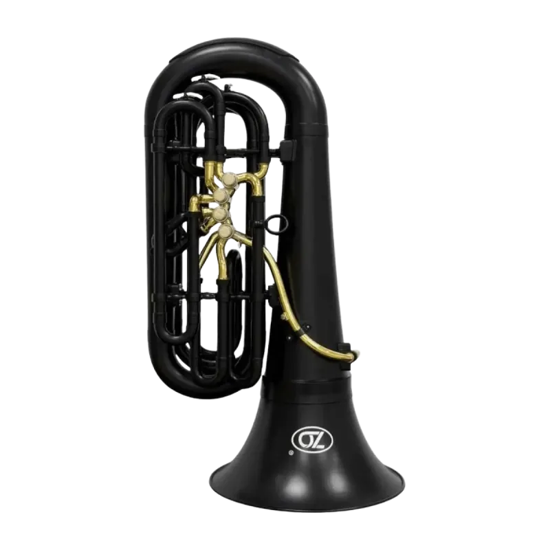 Tuba Zo 3/4 em Dó, de plástico preto