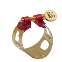 Braçadeira para saxofone soprano «BG» LDS1 Duo Chapada dourada