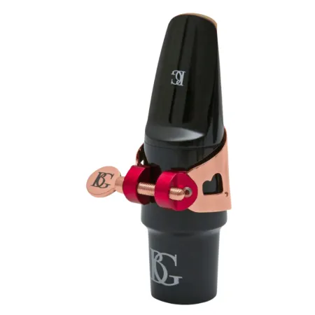 Abrazadera Saxo Soprano BG LDS9 Duo oro rosa - sanganxa.com