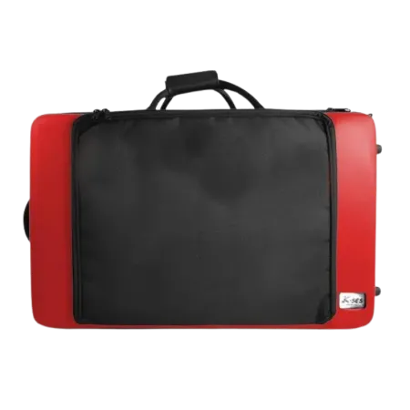 Estuche K-Ses Cabine Premium Rojo Brillo 4 trompetas