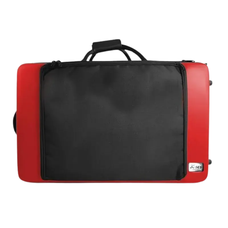 Estuche K-Ses Cabine Premium Rojo Brillo 4 trompetas