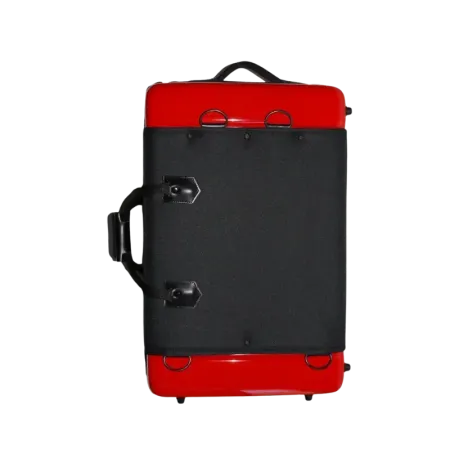 Estuche K-Ses Cabine Premium Rojo Brillo 4 trompetas