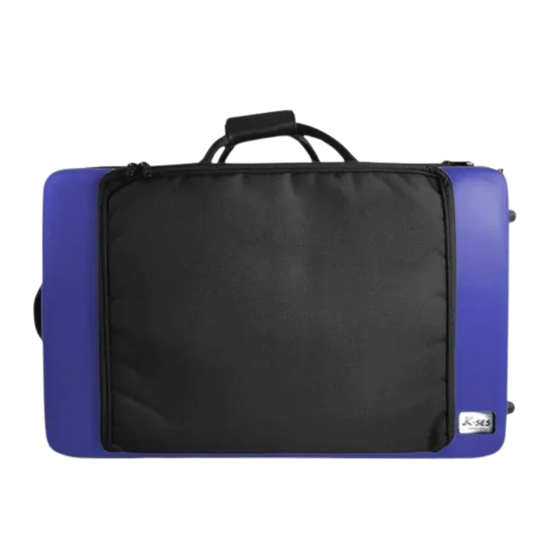 K-ses Premium Matte Blue Case 4 Trompetes - Sanganxa.com