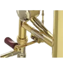 Trombone Adams Sonic Lacado com Transpositor - Sanganxa.com