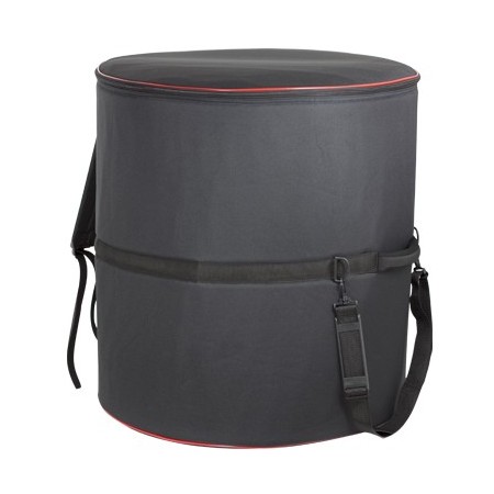 Capa Surdo 24" 68X66 acolchoada preta - Ortola - Sanganxa.com